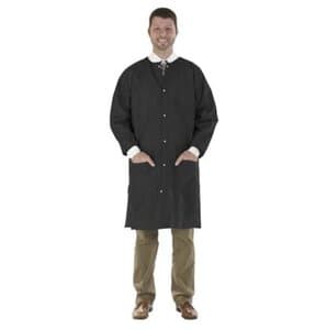 SafeWear High Performance Lab Coat, Small, Jet Black, 12/Pack, 8119-A thumbnail 13