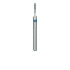 Meisinger Singles Disposable Diamond Bur, Friction Grip, Pear Shape, Medium Grit, 0.8 mm Head Diameter, Blue Ring, 25/Pk, #0508M thumbnail 13