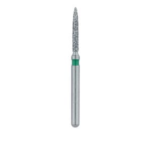 Meisinger Singles Disposable Diamond Bur FG Flame Coarse #1512.8C, 1.2mm Diameter, 8.0mm Length, 25/Pack thumbnail 12