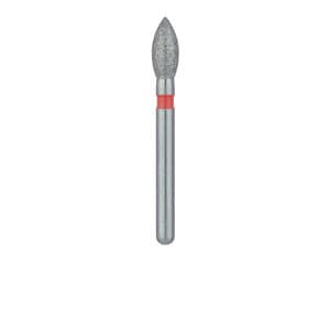 Meisinger Single-Use Sterile Diamond Bur, Friction Grip, Pointed Football, #1923F, 2.3 mm, Fine, Red, 25/Pk thumbnail 13