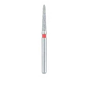 Meisinger 2424CS Diamond Rotary Instrument, Round End Large Taper, 2.4mm, X-Coarse, Short Shank, 25/Pk - 2424CS DIAM DISP Round End Lar - Image 1