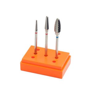 Meisinger Denture Trimming Kit, Tungsten Carbide Burs, 3-Piece Set (HM23FX-023, HM79FX-040, HM251GX-060), HP 2.35mm Shank thumbnail 2