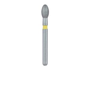 Meisinger Single-Use Sterile Diamond Bur, FG, Football (Egg) Shape, #3900VF, 2.3 mm Head Diameter, Extra Fine Grit, Yellow Band, 25/Pk thumbnail 14