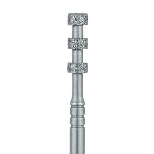 Meisinger 834-021-FG Diamond Depth Cutter Bur, Medium Grit, Blue Ring, Friction Grip, 2.1 mm Head Diameter, 6.0 mm Head Length, 5/Pkg thumbnail 6