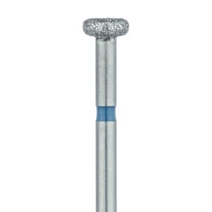 Meisinger 909-035-FG Diamond Bur, Wheel/Donut Shape, Medium Grit, Blue Ring, Friction Grip, 3.5 mm Head Diameter, 1.3 mm Head Length, 5/Pkg thumbnail 6