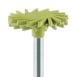 Meisinger LUSTER Twist Porcelain Polisher, Extra-Fine, Yellow, 14mm, RA Shank, 2/Pkg, 9771C-140-RA thumbnail 10