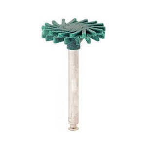 Meisinger LUSTER Twist Porcelain Polisher, Coarse, Green, RA Shank, 14mm, 2/Pkg, 9771G-140-RA thumbnail 7