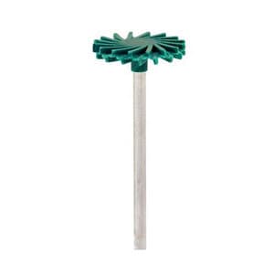 Meisinger LUSTER Twist Porcelain Polisher, 17 mm, Coarse, Green, HP Shank, 2/Pkg, 9771G-170-HP thumbnail 10