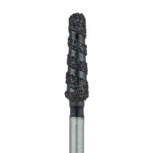 Meisinger Black Cobra Diamond Bur, FG, Super Coarse, Round End Taper, 2.1mm Head, 8.5mm Working Length, 5/Pk, B850-021 thumbnail 6