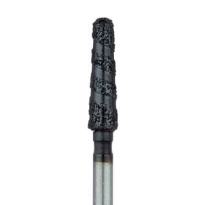 Meisinger Black Cobra Diamond Bur, Super Coarse, Round End Taper, FG, 2.5mm, 5/Pk, B850-025 thumbnail 6