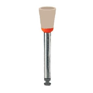 Meisinger Luster Diamond Flexible Polisher for IPS e.max, RA Cup, Gray/Orange, High Shine, 6.0 mm, 2/Pkg, DPO08 thumbnail 4