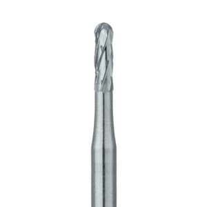 Meisinger Tungsten Carbide Bur, HM21RX-012-FG, #558E, Flat End Cross Cut Fissure, Round End Cylinder, Friction Grip, 1.2 mm Diameter, 5/Pkg thumbnail 3