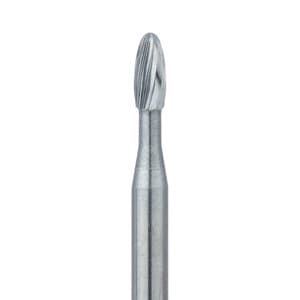 Meisinger T&F Carbide Bur, Football/Egg, Friction Grip, Fine 8-12 Flute, 1.4 mm, 5/Pk, HM379-014-FG thumbnail 6