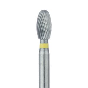 Meisinger Tungsten Carbide Trimming and Finishing Bur, Friction Grip, Football Shape, 2.3 mm, Extra Fine (16-20 Flute), 5/Pk, HM379F-023-FG thumbnail 7