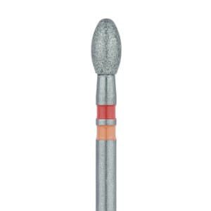 Meisinger Zirconia Diamond Bur, FG, Football, #833, 2.3 mm, Fine, Red, 5/Pk, Z833F-023-FG thumbnail 11