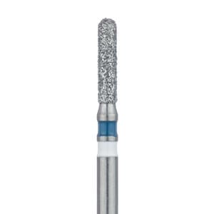 Meisinger Zirconia Diamond Bur, FG, Round End Cylinder, #838-014M, 1.4 mm, Medium Grit, Blue, 5/Pk, Z838L-014-FG thumbnail 12