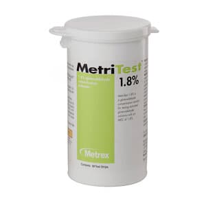 Kerr MetriTest 1.5% Sterilization Indicator Strips, 60 Strips/Bottle, Case of 2 Bottles, 10-303 - MetriTest - 1.5% Strip, Bottle of 60 Strips (case of 2), 10-303 - Image 1