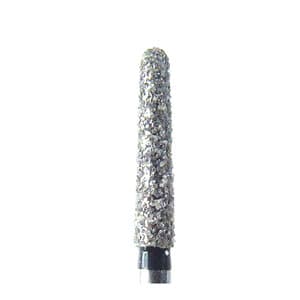 NeoDiamond Disposable Diamond Bur, FG, Coarse, Round End Taper, #856 (1121.8C), 2.1 mm Diameter, 8.0 mm Length, Green Ring, 25/Pkg thumbnail 3