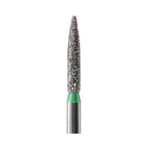 NeoDiamond® Crown/Bridge & Operative Diamond Burs – FG, Flame, Coarse, Green, #862, 1.4 mm Diameter, 8.0 mm Length, 25/Pkg, 1514.8C thumbnail 3