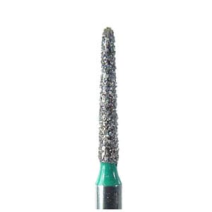 NeoDiamond FG Diamond Bur, Coarse, Pointed Taper, #878 (1712.8C), 1.2 mm Diameter, 8.0 mm Length, Green Ring, 25/Pkg thumbnail 3