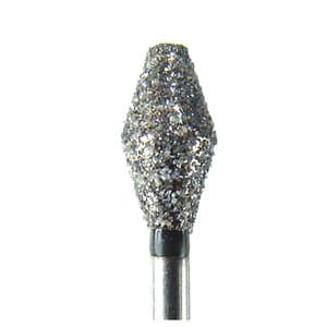 NeoDiamond® FG Diamond Bur, Coarse Grit, Barrel Shape, Green Ring, Occlusal Reduction, #2137C, 25/Pkg, 3.7 mm Diameter, 7.0 mm Length thumbnail 3