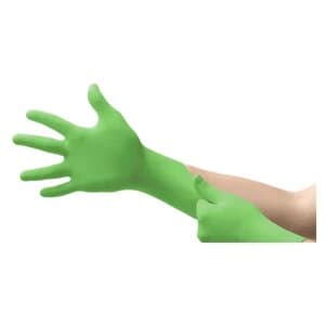Microflex NeoSoft Neoprene Exam Gloves, X-Small, Powder-Free, Green, Non-Sterile, 100/Box thumbnail 10