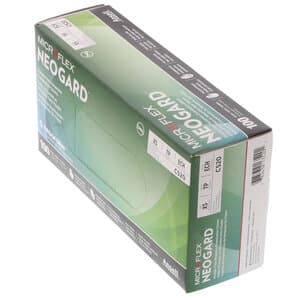 Microflex Neogard Chloroprene Exam Gloves, Powder-Free, Non-Sterile, Extra Small, Green, 100/Box, C520 thumbnail 15