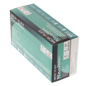 Microflex NeoPro Chloroprene Exam Gloves, Powder-Free, Textured, Extra Small, Green, 100/Box, NPG-888-XS thumbnail 13