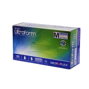 Ultraform® Powder Free Nitrile Exam Gloves, Medium, Cobalt Blue, 300/Box, UF-524-M thumbnail 13