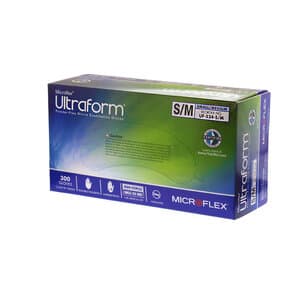 Ultraform® Powder Free Nitrile Exam Gloves, Small/Medium, Cobalt Blue, Textured, Non-Sterile, 300/Box, UF-524-S/M thumbnail 7