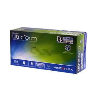 Ultraform® Powder Free Nitrile Exam Gloves, Extra Small, Cobalt Blue, Textured, Non-Sterile, 300/Box, UF-524-XS thumbnail 12