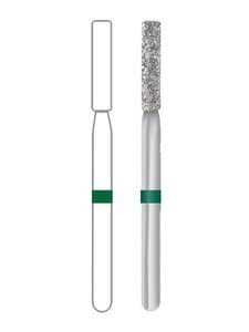 Midwest Multi-Use Diamond Bur 837KR-014C, Coarse Grit, Flat End Long Cylinder, Friction Grip, 5/Pk thumbnail 4