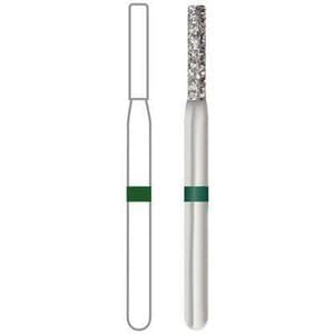Midwest Multi-Use Diamond Bur 836-012C, Coarse Grit, Flat End Cylinder, Friction Grip, 1.2 mm Diameter, 6.0 mm Length, 5/Pk thumbnail 4