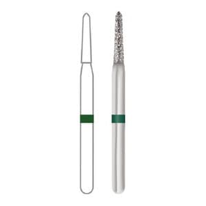 Midwest Multi-Use Diamond Bur 878K-012C, FG, Coarse Grit, Taper Modified Bevel, 1.2 mm Diameter, 8.0 mm Length, 5/Pk thumbnail 4