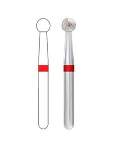 Midwest Multi-Use Diamond Bur, #801-023F, Fine Grit, Round Head, Friction Grip, 2.3 mm Diameter, 2.3 mm Length, 5/Pkg thumbnail 4