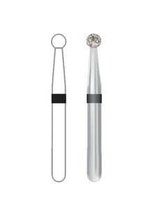 Midwest Multi-Use Diamond Bur 801-018SC, Super Coarse, Round, Friction Grip, 1.8 mm Diameter, 1.8 mm Length, 5/Pk, 471026 thumbnail 5