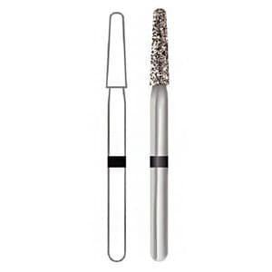 Midwest Multi-Use Diamond Bur FG 856-018SC, Super Coarse, Taper Round End, 1.8mm Diameter, 8.0mm Length, 5/Pk, 471216 thumbnail 6