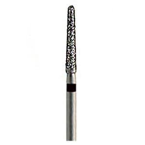 Midwest® Multi-Use Diamond Bur FG #856-021, Super Coarse, Taper Round End, 2.1 mm Diameter, 8.0 mm Length, Friction Grip, 5/Pkg, 471217 thumbnail 5