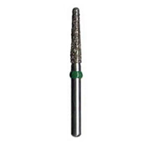 Midwest® Multi-Use Diamond Bur FG #856L-014, Super Coarse, Taper Long Round End, 1.4 mm Diameter, 9.0 mm Length, Friction Grip, 5/Pkg thumbnail 4