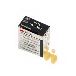 3M™ Preformed Temporary Polycarbonate Crowns, Upper Left Central, Size 16, Box of 5 - ION POLYCARBONATE CROWNS UPPER LEFT CENTRAL 16 BX/5 - Image 1