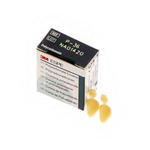 3M™ ION Preformed Temporary Polycarbonate Crown, Upper Left Cuspid, Size 36, Pkg/5 - ION POLYCARBONATE CROWNS UPPER LEFT CUSP. 36 - Image 1