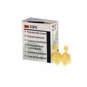 3M™ Preformed Temporary Polycarbonate Crowns, Upper Right Cuspid, Size 300, Pkg/5 - ION POLYCARBONATE CROWNS UPPER RIGHT CUSP.300 - Image 1