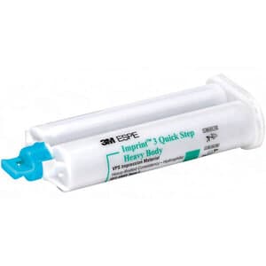 3M Imprint 3 Quick Step Heavy Body VPS Impression Material Refill, 50 mL Cartridges, 4/Pk with 10 Mixing Tips, 10971 thumbnail 6