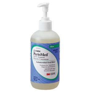 PerioMed 0.63% Stannous Fluoride Oral Rinse Concentrate, Mint, Alcohol-Free, 10 oz Bottle with Pump, 12105M thumbnail 7