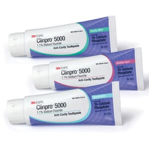 3M (Solventum) Clinpro 5000 1.1% Sodium Fluoride Anti-Cavity Toothpaste, Bubble Gum Flavor, 4 oz Tube, Rx Only, 12115BG thumbnail 7