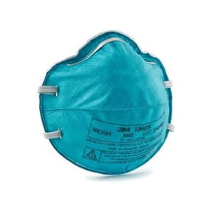 3M™ N95 Surgical Cone Mask, Small, Molded, Teal, 20/Box - SURGICAL CONE MASK N95 BX20 SMALL MOLDED GREEN - Image 1