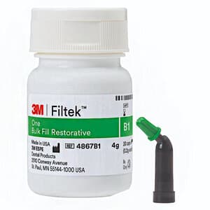 3M Filtek One Bulk Fill Restorative Capsules, Shade B1, 0.2 g, 20/Pk, 4867B1 thumbnail 16