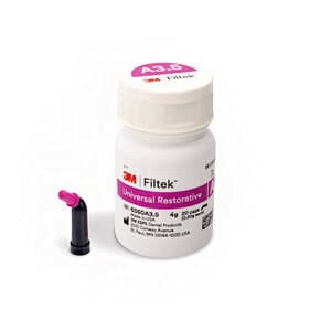 Filtek Universal Composite Restorative Capsules, Refill, Shade A3.5, 0.20 g, Pack of 20 - FILTEK UNIVERSAL CAPSULES REFILL A3.5 PK20 - Image 1