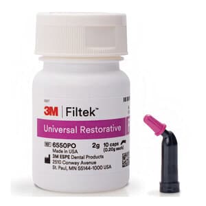 Filtek Universal Composite Restorative Capsules, 0.20 g, Refill, Pack of 10 - FILTEK UNIVERSAL CAPSULES REFILL PO PK10 - Image 1