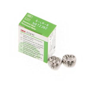3M™ ESPE™ Ion Ni-Chro Stainless Steel Permanent Molar Crown, Size 6LR6, Lower Right First Permanent Molar, 5/Box thumbnail 16